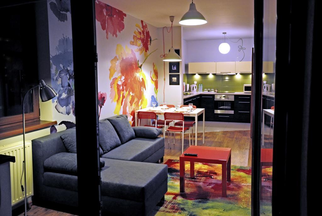 Color Apartment Cracóvia Quarto foto